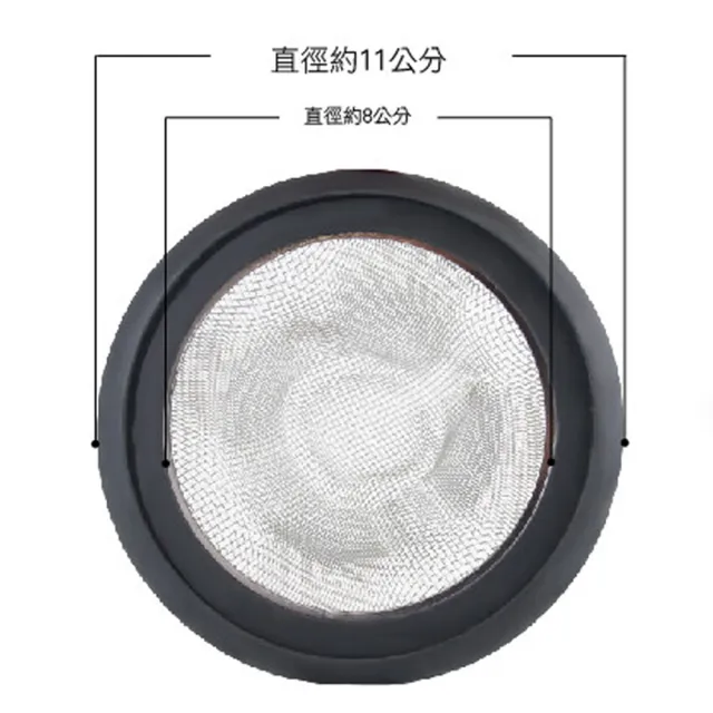 【寶盒百貨】2入11cm水槽濾網加儲水蓋 排水口濾網 過濾網(排水蓋 吸盤水槽蓋 毛髮過濾網)