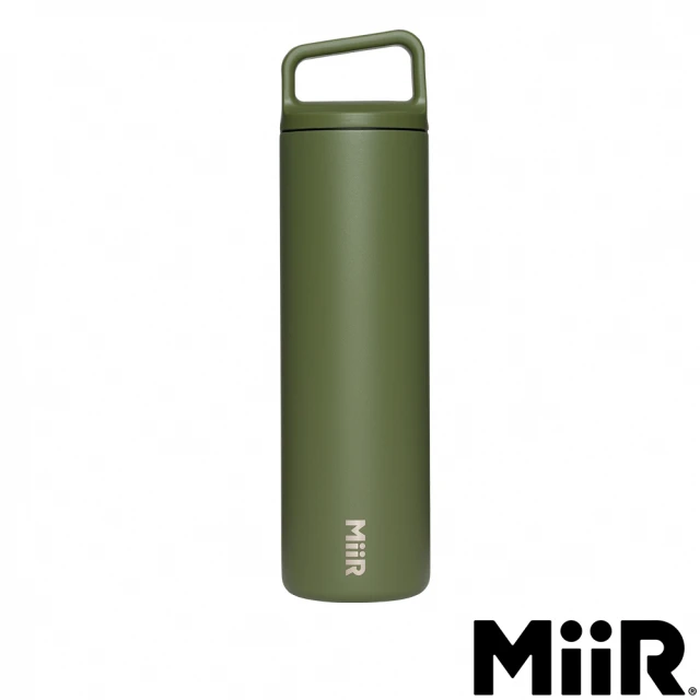 【MiiR】雙層真空 保溫/保冰 提把寬口保溫杯 20oz/591ml(常青綠 保溫瓶)