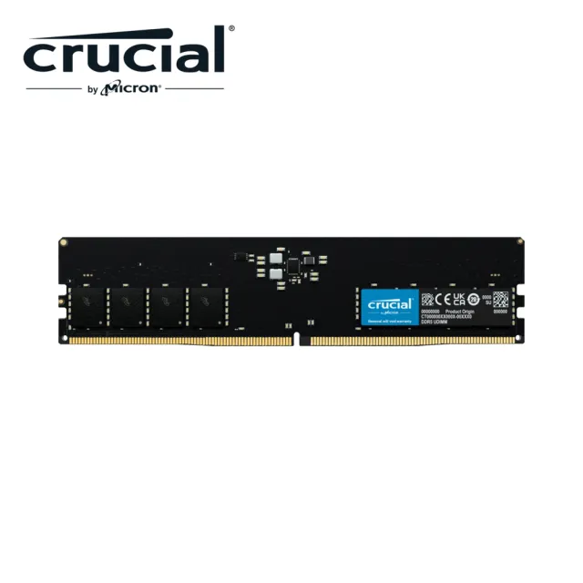 【Crucial 美光】DDR5 5600 32GB 桌上型 記憶體 (CT32G56C46U5)