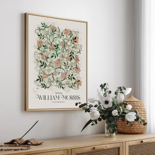 【菠蘿選畫所】William Morris 威廉莫里斯大師名作系列掛畫  - 42x60cm(復古典雅花紋圖騰裝飾畫/藝術掛畫)