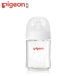 【Pigeon貝親 官方直營】第三代母乳實感玻璃奶瓶160ml/純淨白