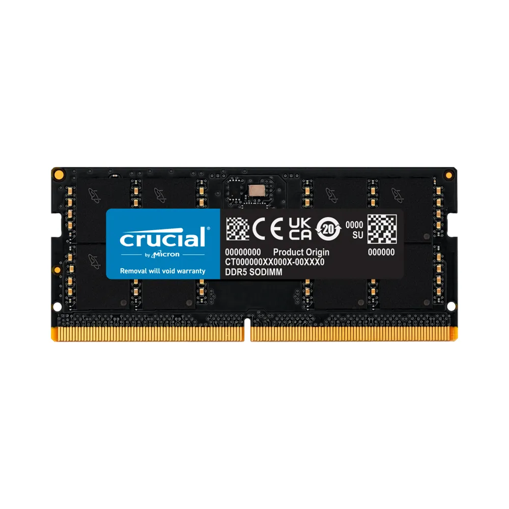 【Crucial 美光】DDR5 5600 48GB 筆電記憶體 (CT48G56C46S5)