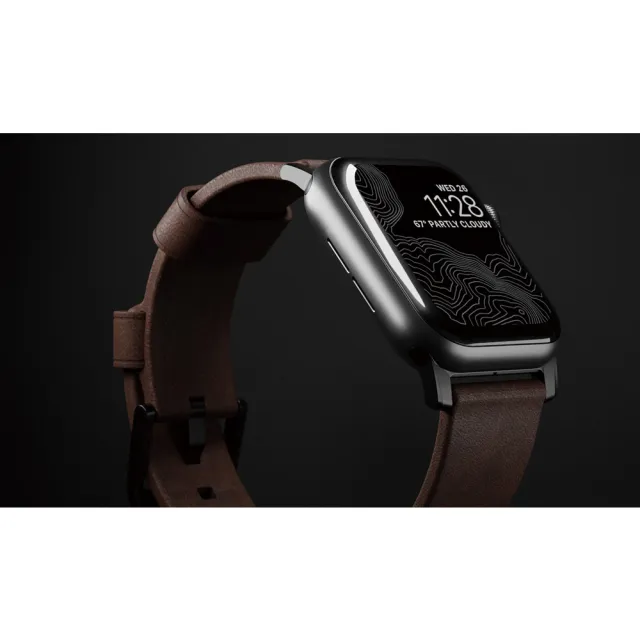 【美國NOMAD】Apple Watch 45/44/42mm專用HORWEEN皮革錶帶(Apple Watch 全系列適用)