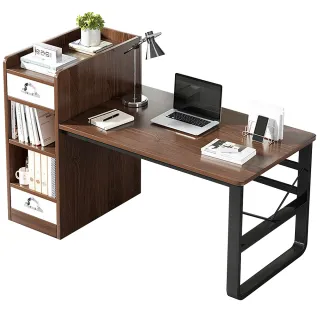 【生活藏室】U腳帶櫃子儲物書桌/工作桌(辦公桌 書桌 工作桌 電腦桌 書桌收納 收納桌 資料櫃 公文櫃)