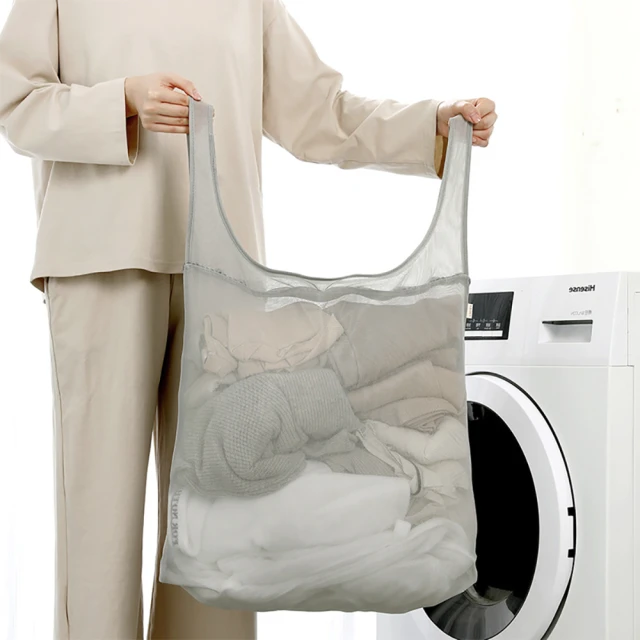 YOLE 悠樂居 束口錐型洗衣袋-小5入-顏色隨機(洗衣袋 