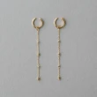 【ete】K18YG e_Grain 排列轉珠C型夾式耳環(金色)