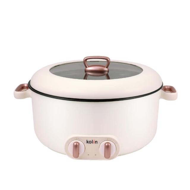 【Kolin 歌林】雙溫控日式鴛鴦電火鍋KHL-UD501E(米色)