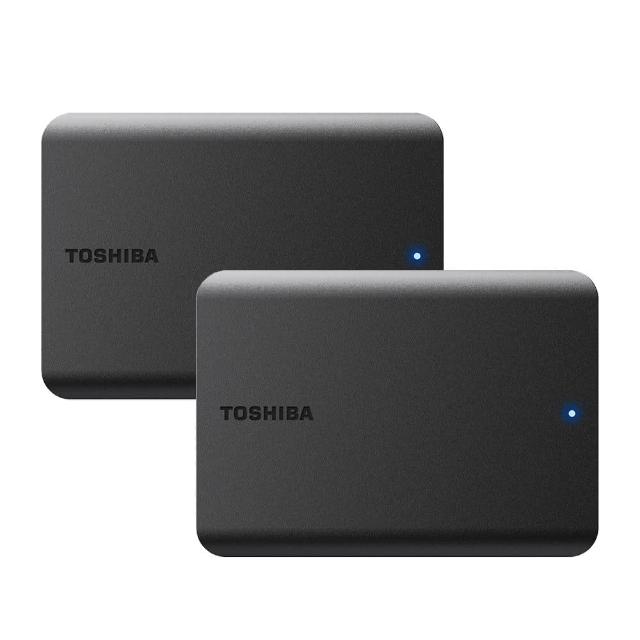 【TOSHIBA 東芝】2入組 ★ Canvio Basics A5 2TB 2.5吋行動硬碟