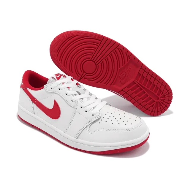 【NIKE 耐吉】Air Jordan 1 Retro Low OG University Red 紅 男鞋 AJ1(CZ0790-161)