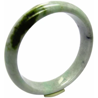 【小樂珠寶】翡翠手鐲清純一抹綠天然A貨玉鐲(手圍17.2號 內徑54mm V702)