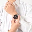 【agnes b.】經典法式簡約太陽能計時腕錶 手錶 指針錶 禮物(VR42-KBKBSD/BZ5013X1)