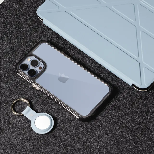 【SwitchEasy 魚骨牌】iPhone 13 Pro 6.1吋 ALOS 抗菌軍規防摔透明手機殼(五年保固 永不泛黃)