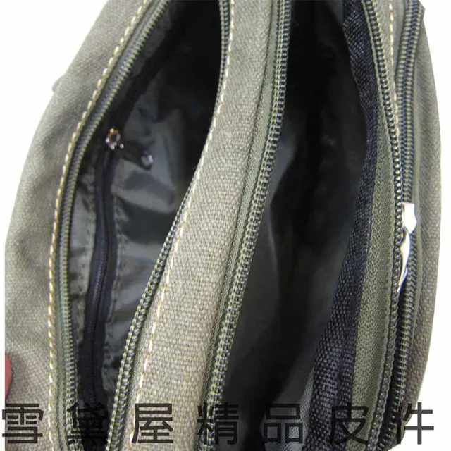 【SPORT 史波特】腰包主袋+外袋共四層二層主袋口隨身腰包工作包運動休閒外出旅防水包 帆布