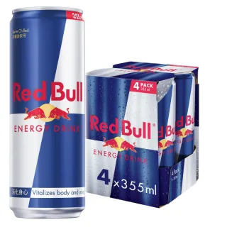 【Red Bull】紅牛能量飲料 355mlx4入/組