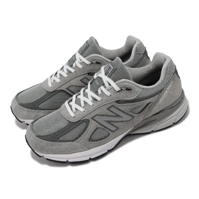 NEW BALANCENEW BALANCE 休閒鞋 990 V4 男鞋 女鞋 灰 白 美製 復古 麂皮 運動鞋 NB 紐巴倫(U990GR4-D)