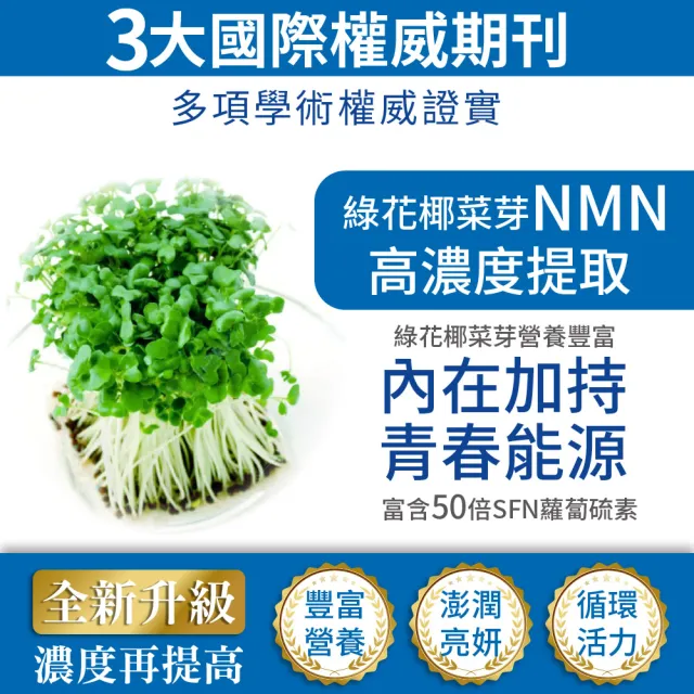 【美壽壽】鱘基力NMN MAX膠囊5入組(MSM、鱘龍魚膠原蛋白、柑橘、綠花椰菜芽)