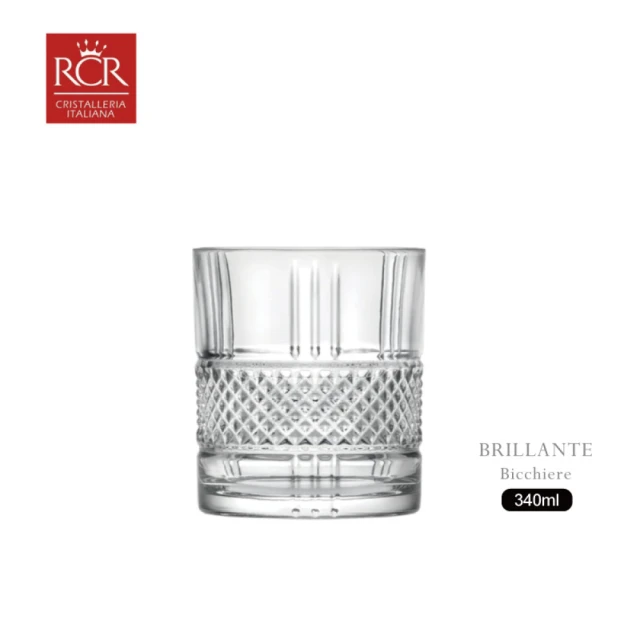 RCR BRILLANTE系列 無鉛水晶玻璃(340ml威士忌杯 調酒杯 烈酒杯 啤酒杯 雞尾酒杯 KAYEN)