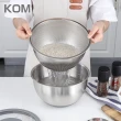 【KOM】多功能料理鋼盆附刨絲三件組(刨絲、瀝水、洗米、料理)