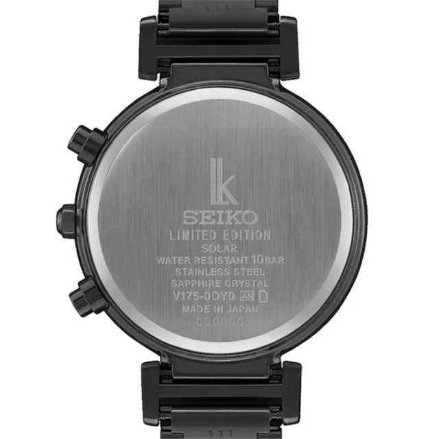 【SEIKO 精工】LUKIA 廣告款 太陽能計時腕錶 V175-0DY0SD/SSC903J1(限量款 SK034)