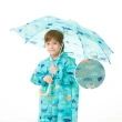 【OMBRA】kukka hippo / 兒童安全雨傘(4色 快乾 超潑水 反光印刷 長傘 手開)