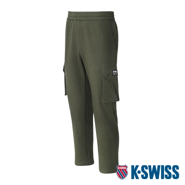 K-SWISS 運動長褲 Active Pants-男-橄欖綠(109129-346)