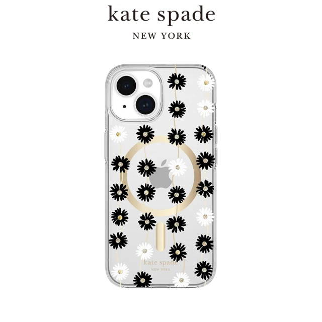 【KATE SPADE】iPhone 15 MagSafe 精品手機殼 雛菊花戀(磁吸 iPhone14 / 13可共用)