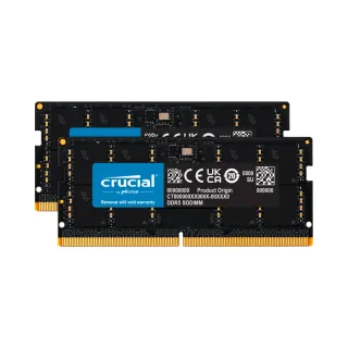 【Crucial 美光】DDR5 5600 96GB (48GB x2) 筆電記憶體 (CT2K45G56C46S5)