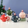 【GIFTME5】聖誕節造型陶瓷杯(交換禮物 聖誕禮物 辦公室小物 馬克杯 水杯 聖誕節送禮 精美陶瓷杯)