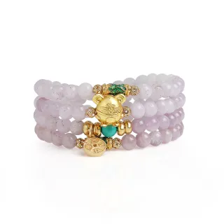 【石頭記】108顆平安珠手鍊-高貴優雅(紫玉)