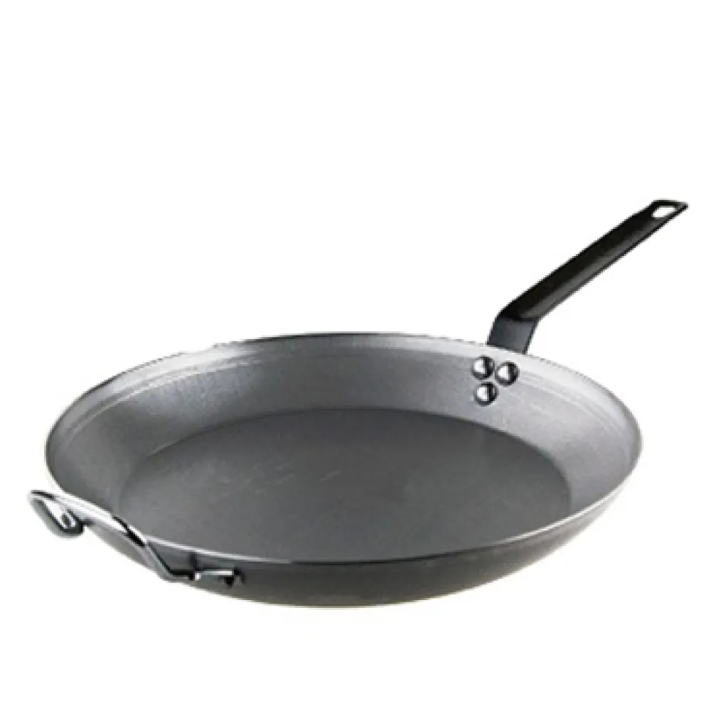 【GUSTO】24cm黑鐵平底鍋