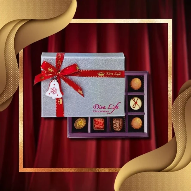 Diva Life 聖誕馬戲團比利時巧克力尊尚27入禮盒 推