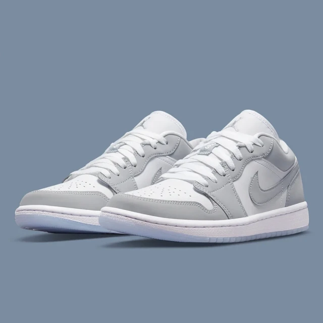 NIKE 耐吉 休閒鞋 Jordan 1 Low 喬丹 AJ1 冰底 男鞋 女鞋 小Dior 低筒 白 灰(DC0774-105)