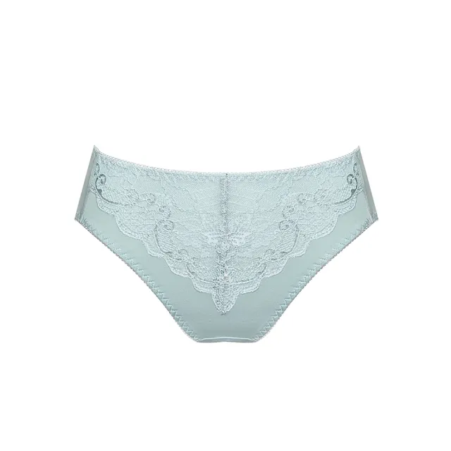 【曼黛瑪璉】包覆提托經典 中腰三角內褲 M-XXL(沉穩綠)