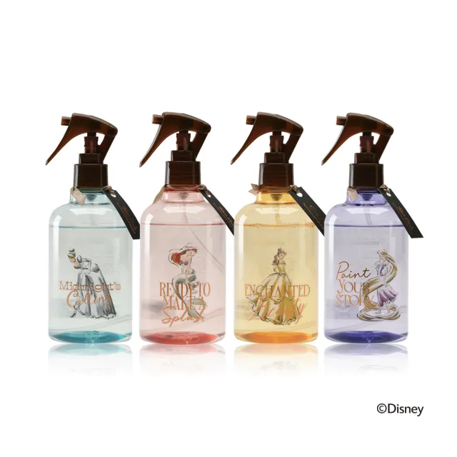 【John’s Blend】迪士尼公主系列香氛除臭噴霧280ml+擴香瓶140ml(公司貨/任選/2入組)