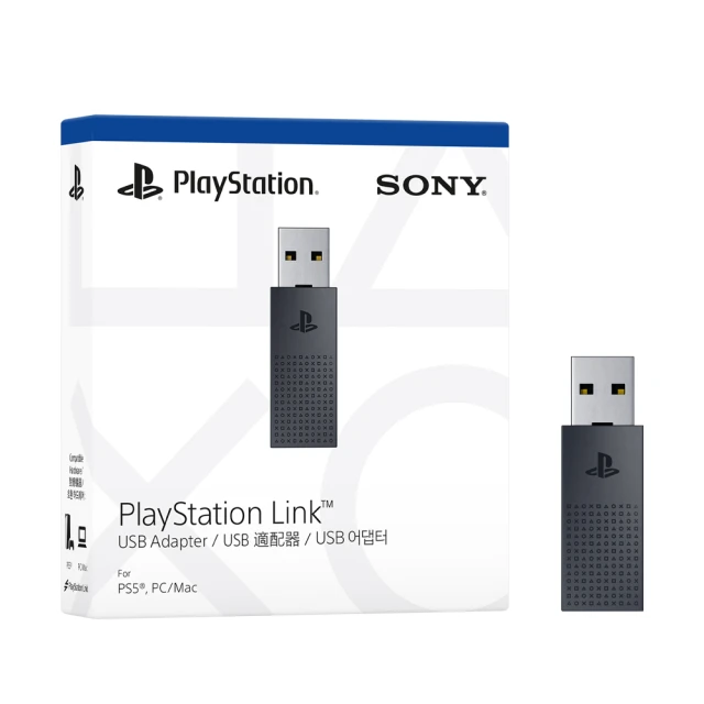 【SONY 索尼】PS5  PlayStation Link USB轉換器(黑色)