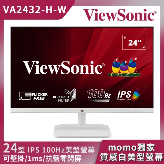 ViewSonic 優派 VA2406-MH 24型 VA 