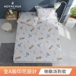 【HOYACASA】100%天絲床包枕套三件組- 萌動派對(加大)