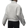 【NIKE 耐吉】W Jordan Jacket 羔羊毛 短版 白 女外套 短版外套 FD7169-133