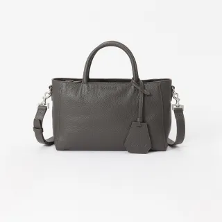 【RABEANCO】迷時尚系列優雅兩用小手提包-小(炭灰)