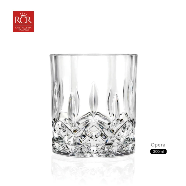 【RCR】無鉛水晶玻璃威士忌酒杯 烈酒杯(OPERA 300ml 洋酒杯水杯 KAYEN)