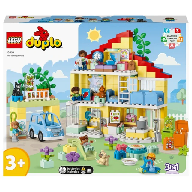 LEGO 樂高LEGO 樂高 10994 Duplo得寶系列 三合一城市住家(積木 模型 人偶)