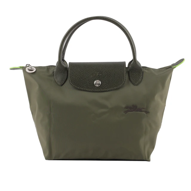 LONGCHAMP S號短把LE PLIAGE GREEN摺