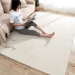 【凡尼塔】現代簡約羊羔絨地毯(140*200cm 北歐 仿羊絨 短毛 白色 保溫保暖 房間 客廳 床邊 臥室)