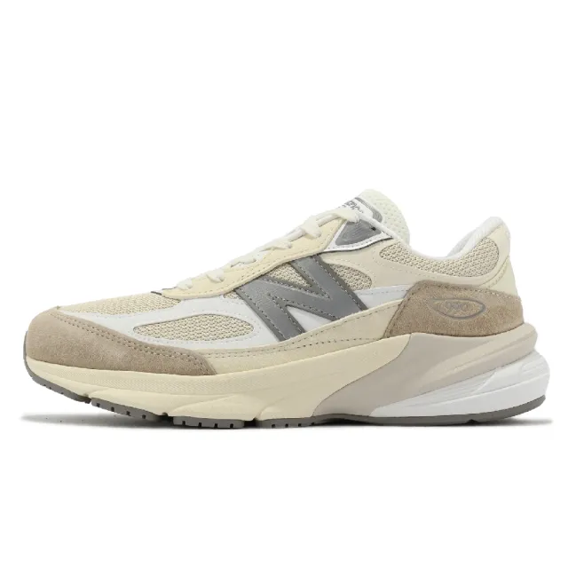 NEW BALANCE】休閒鞋990 V6 男鞋米白灰杏色美製麂皮拼接復古NB 紐巴倫