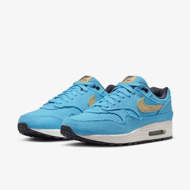 NIKE 耐吉】休閒鞋男鞋Air Max 1 PRM Corduroy 藍卡其勾燈芯絨(FB8915