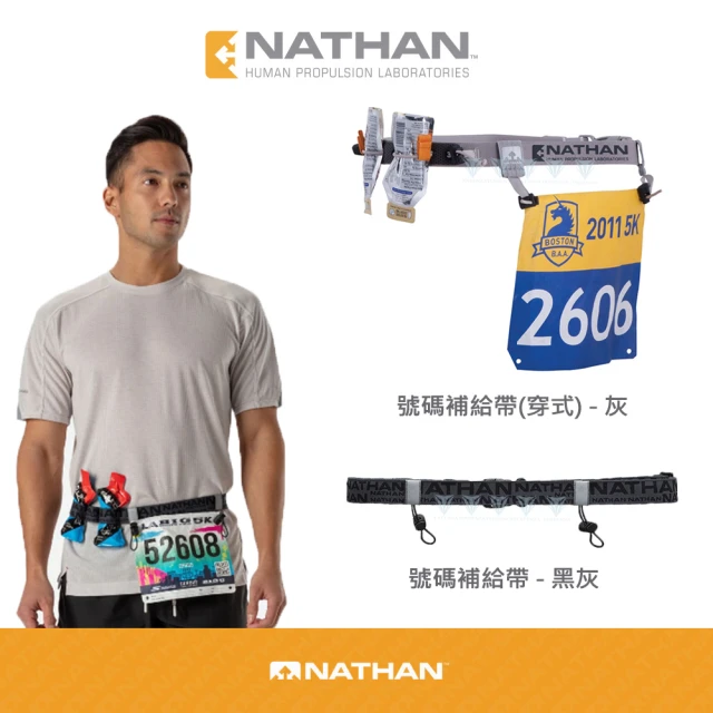 【NATHAN】號碼補給帶(長跑/三鐵/馬拉松/路跑)