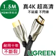 【綠聯】1.5M HDMI傳輸線  Zinc Alloy BRAID版