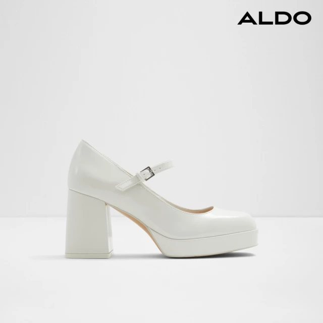 ALDO TROWE-現代甜美氛圍瑪莉珍鞋-女(白色)
