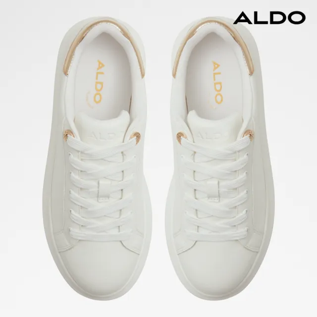 【ALDO】REIA-流行百搭款小白鞋-女鞋(白金)