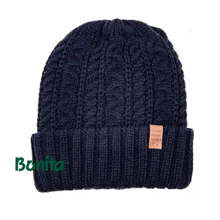 【Bonita 葆倪】日本進口 麻花雙面毛線帽-992-3502(日本進口手工雙面毛線帽)